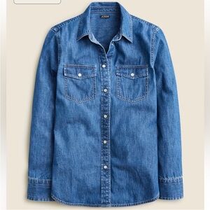 J Crew denim wren western chambray 4T